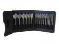IRWIN® 4X Blue Groove Flat Bit Set, 17 Piece £19.99
The Irwin 4x Blue Groove Flat Bits Have A Patented Groove Point And Cutting Edge Designed To Cut And Not Scrape The Timber 4 Times Faster Than Standard Flat Bits. The Parabolic Scoop Optimises Con